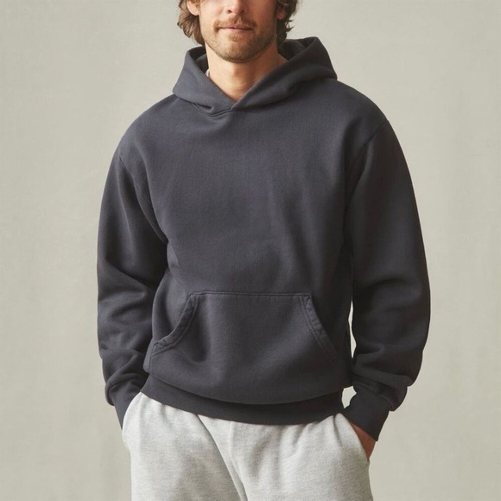 NWOT American Giant Unisex American Vintage Pullover Hoodie Washed Black Size‎ S